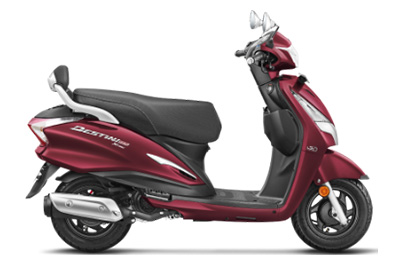 Hero Destini – A practical and feature-packed scooter available for export from India.