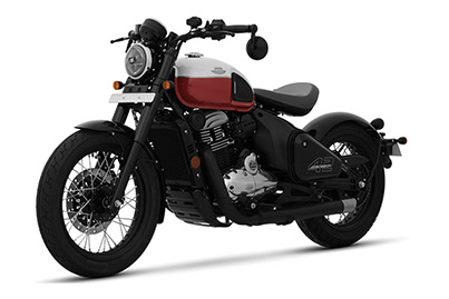 Jawa Bobber 42– Bold and stylish bobber motorcycle offering a unique riding experience, available for export globally.