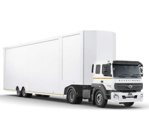 Import BharatBenz HDT T from India – A high-performance tractor truck designed for long-haul transportation