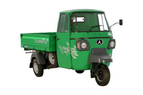 Atul Gem-Cargo Aqua CNG – A sustainable CNG-powered cargo three-wheeler for export from India.