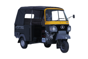 Atul Gemi Paxx Diesel – A robust passenger three-wheeler for export from India, ensuring smooth travel.