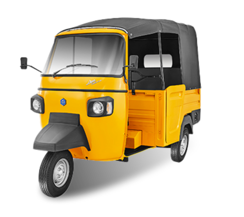 Piaggio Apé Auto Classic (Wide Body) – Comfortable wide-body three-wheeler, available for import from India.