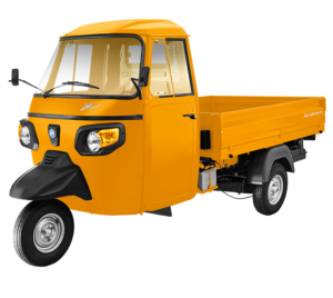 Piaggio Apé Xtra HT CNG – Eco-friendly CNG three-wheeler for export from India.